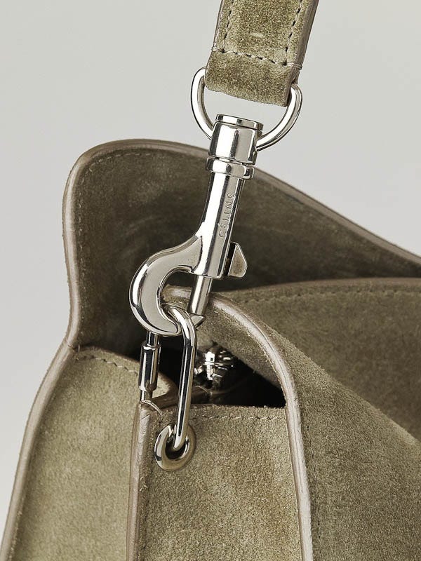 Celine Beige Suede New Shoulder Bag | Yoogi