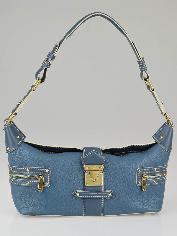 Louis Vuitton Blue Suhali Leather L'Impetueux Bag