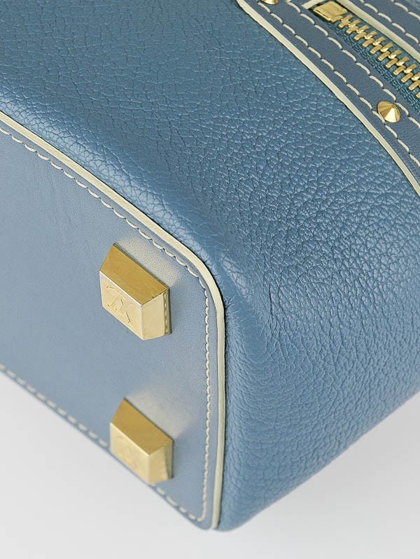 Louis Vuitton Blue Suhali Leather L'Impetueux Bag | Yoogi's Closet
