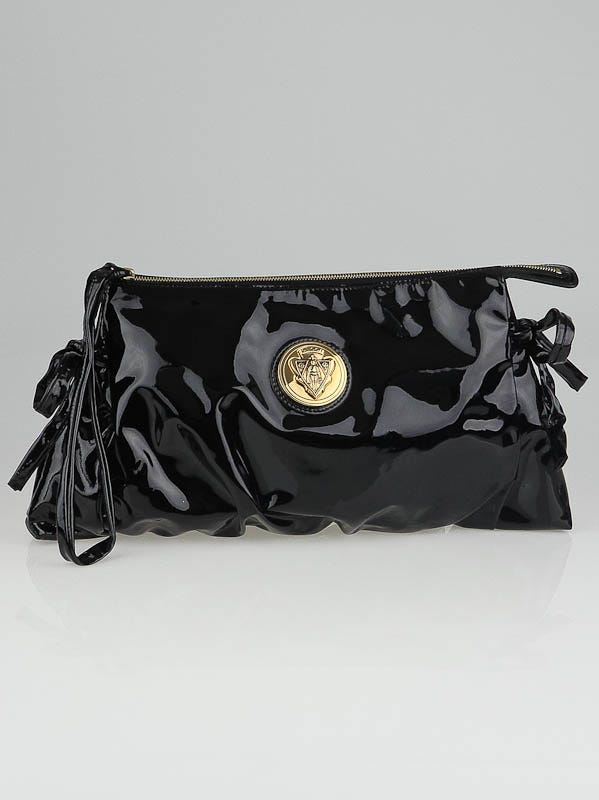 Jackie 1961 mini shoulder bag in black patent leather | GUCCI® US