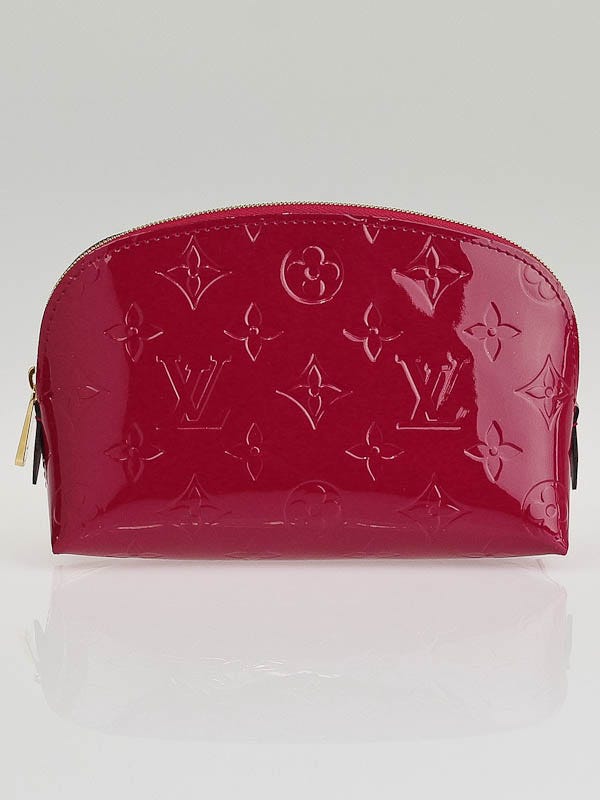 Louis Vuitton Red Monogram Vernis Leather Cosmetic Pouch