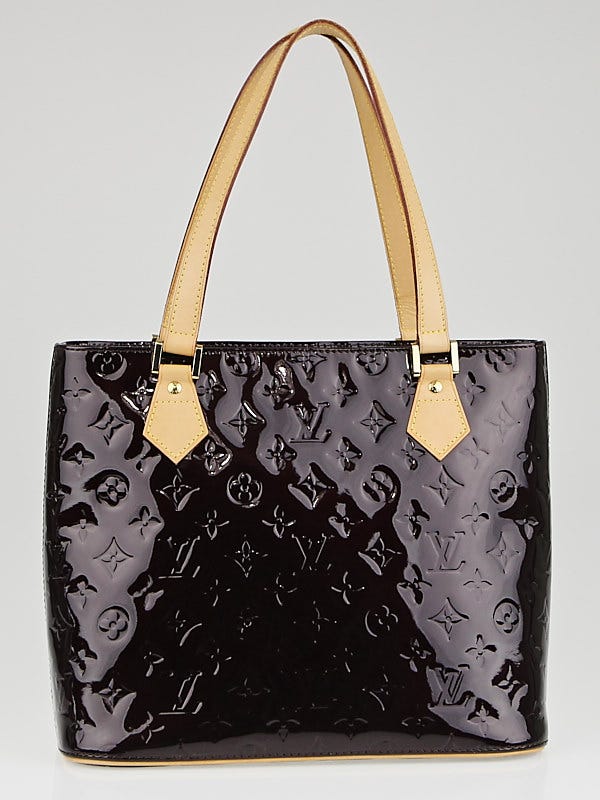 Louis Vuitton Amarante Monogram Vernis Houston Bag