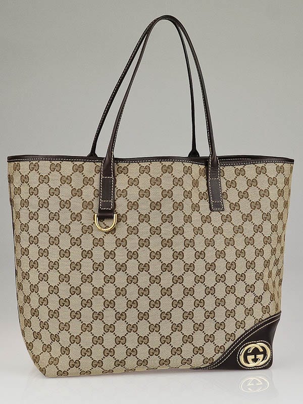 Gucci Large Britt GG Canvas Tote Bag Women