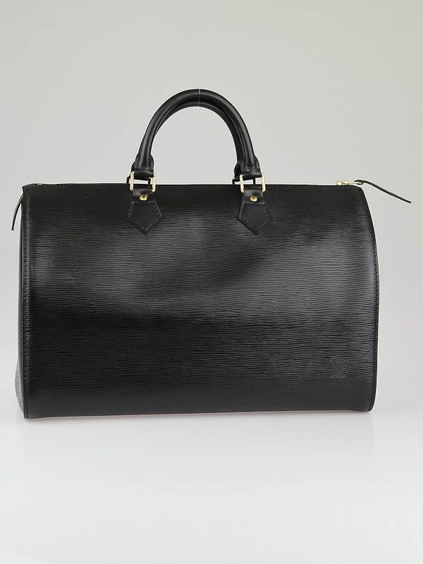 Louis Vuitton Epi Speedy 35 Hand Bag Black M42992 LV Auth pt5271