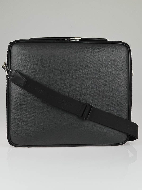 Louis Vuitton Ardoise Taiga Leather Odessa Computer Case Bag