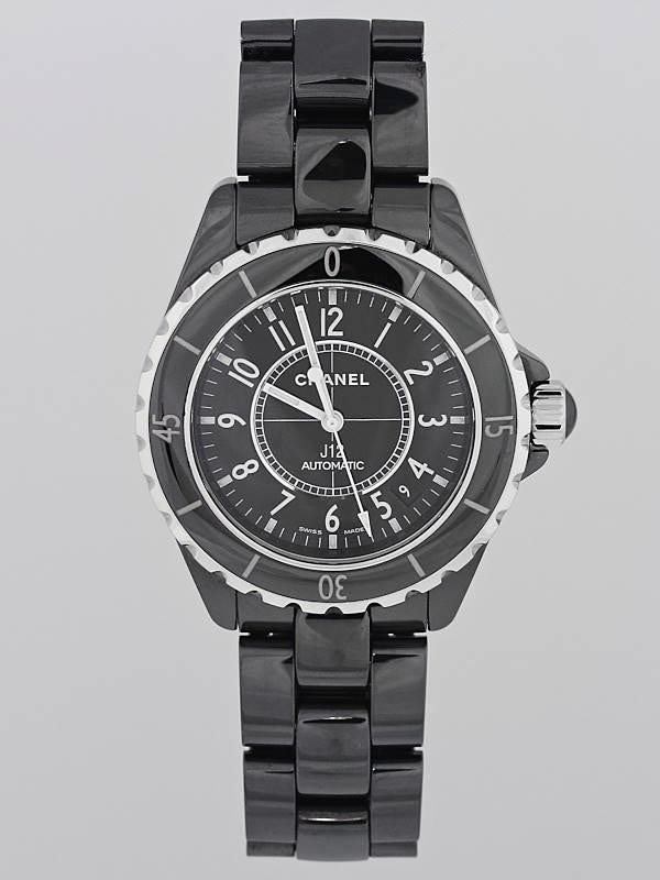 Chanel Black J12 Ceramic 38mm Swiss Quartz Watch