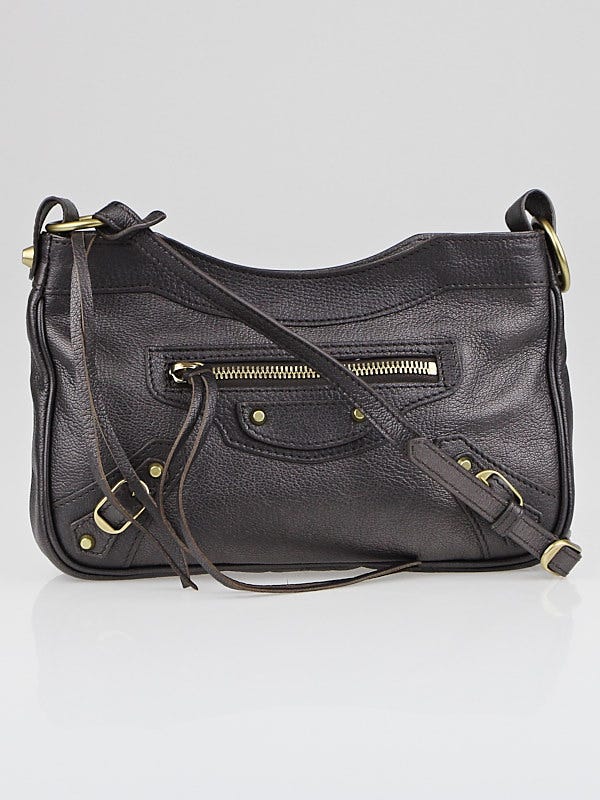 Balenciaga Bronze Chevre Leather 'Pearly' Hip Bag