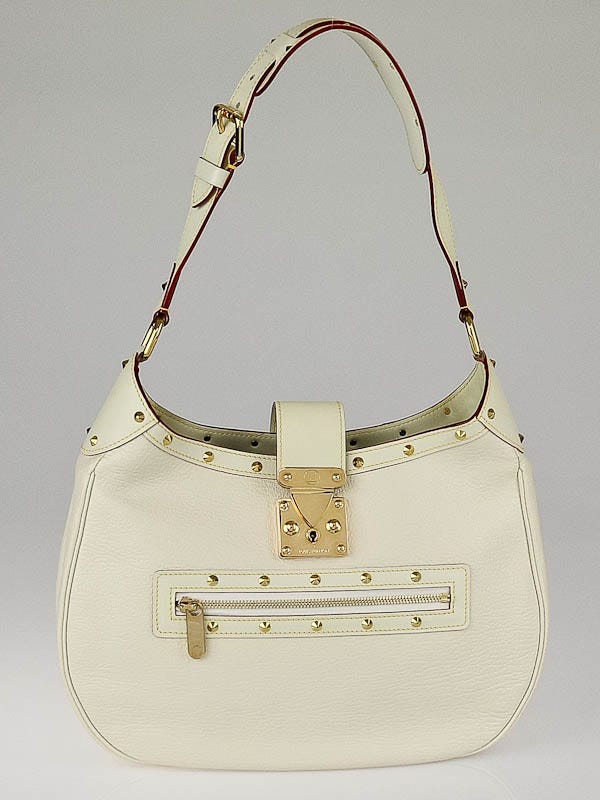 Louis Vuitton Suhali L'Affriolant Handbag Leather White