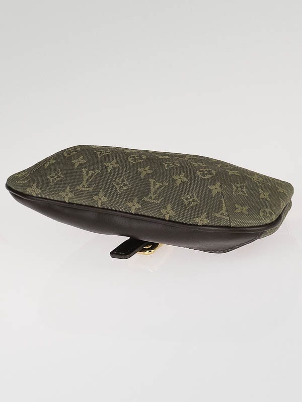Louis Vuitton Khaki Mini Lin Canvas Monogram Anne Sophie Pochette