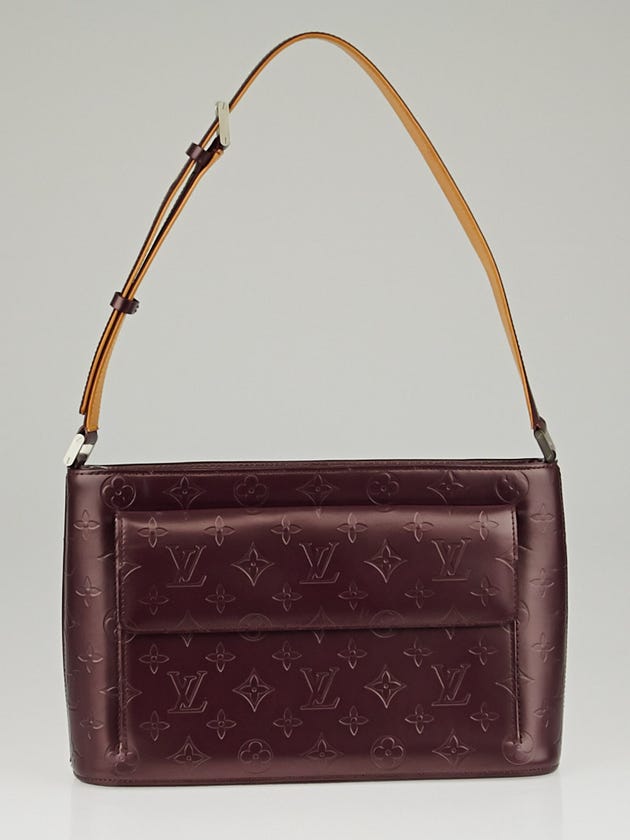 Louis Vuitton Purple Monogram Mat Vernis Allston Bag