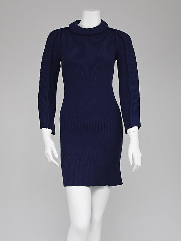 Cashmere sweatshirt Louis Vuitton Navy size L International in