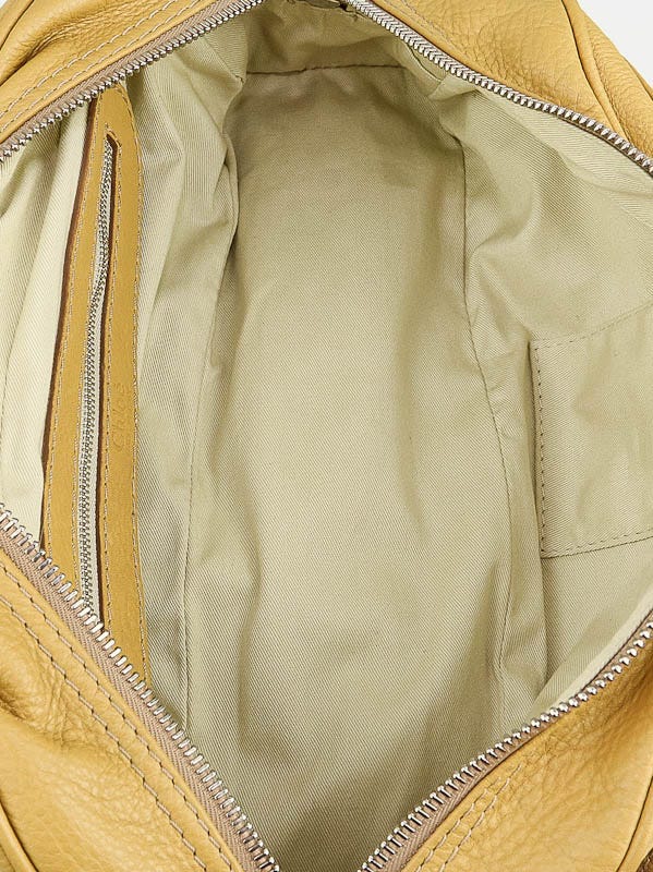 Chloe Yellow Leather Medium Paddington East/West Zippy Satchel Bag