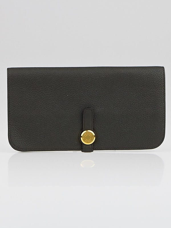 Hermes  Vert de Gris Togo Leather Dogon Recto Verso Wallet