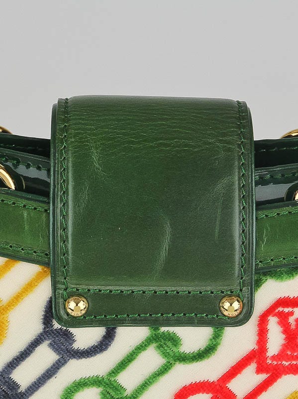 Lot 702: Louis Vuitton Velvet Chains Mini Linda Handbag, Marc