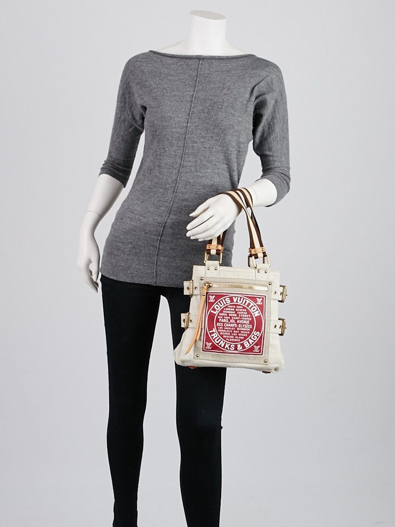 Louis Vuitton Limited Edition Red Toile Globe Shopper Cabas GM Bag -  Yoogi's Closet