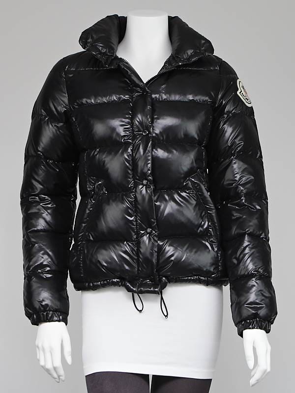 Moncler Black Quilted Nylon 'Claire' Down Jacket Size S/1