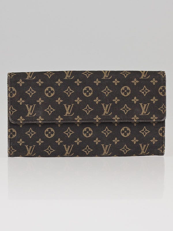 Louis Vuitton Black Monogram Mini Lin Porte-Tresor International Wallet -  Yoogi's Closet