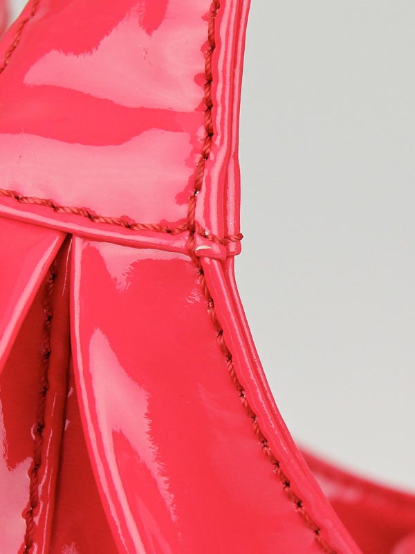 Valentino Garavani Hot Pink Coated Canvas Small Nuage Bow Tote Bag -  Yoogi's Closet