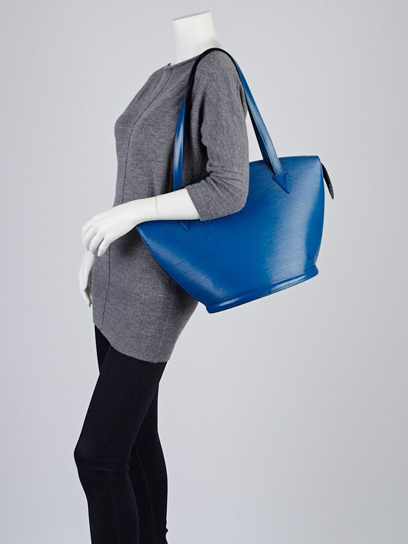 Louis Vuitton Toledo Blue Epi Leather Saint Jacques GM Bag - Yoogi's Closet