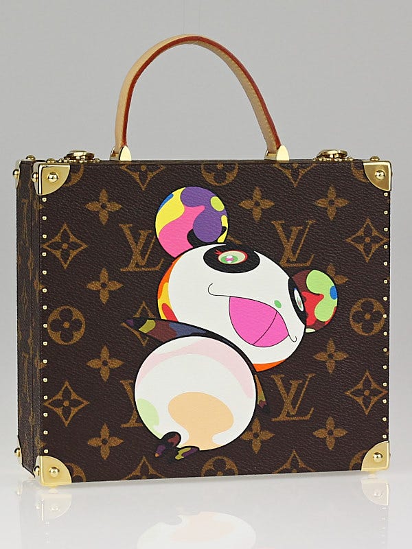 Louis Vuitton Limited Edition Monogram Canvas Murakami Panda Rigid Jewelry Box