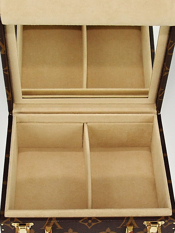 Louis Vuitton Monogram Panda Jewelry Box Case Takashi Murakami M92478