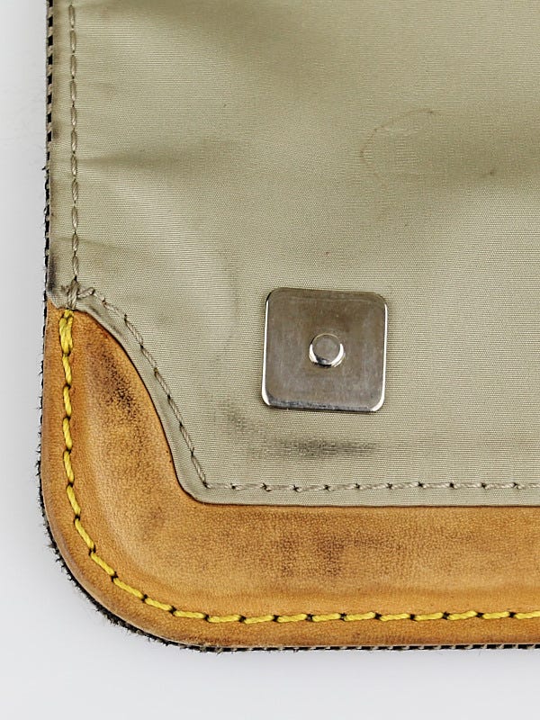 Terre damier geant messenger cloth satchel Louis Vuitton Brown in Cloth -  10665253