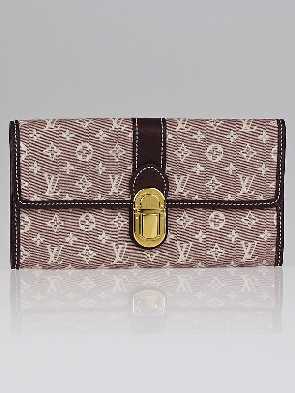 Louis Vuitton Monogram Idylle Mini Lin Long Wallet