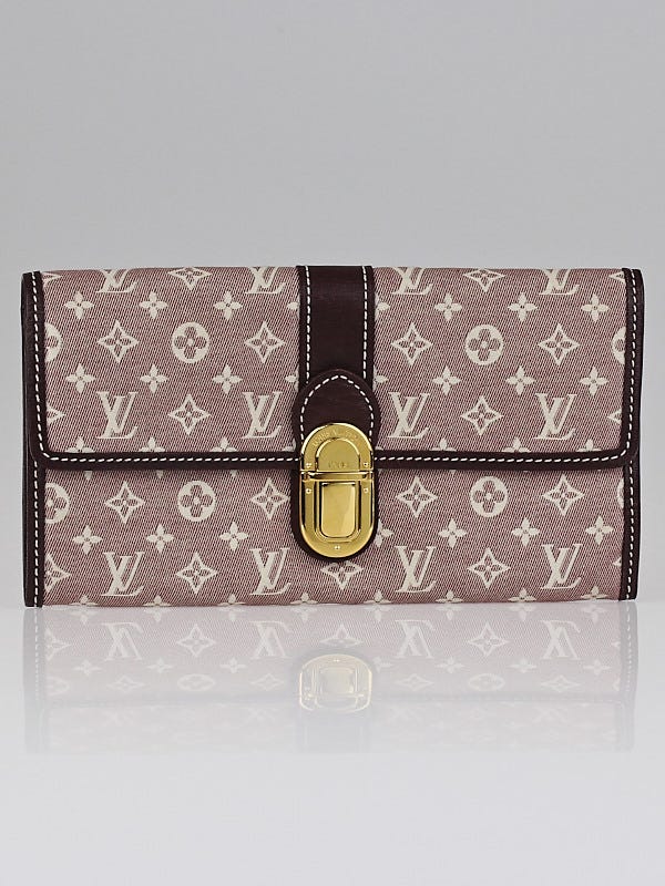 Louis Vuitton Sepia Monogram Idylle Canvas Sarah Wallet