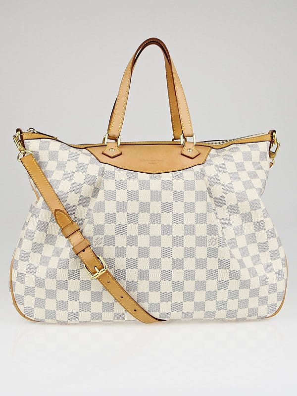 Louis Vuitton Damier Azur Siracusa GM Bag | Yoogi's Closet