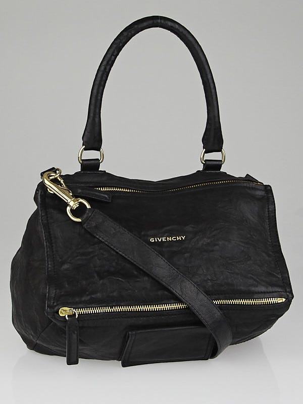 Givenchy Black Sheep Leather Medium Pandora Bag