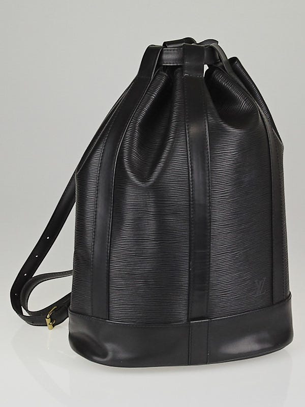 Louis Vuitton Black Epi Leather Randonnee PM Bag