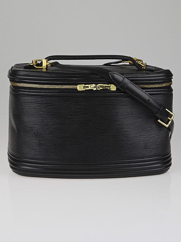 Louis Vuitton Black Epi Leather Nice Beauty Case