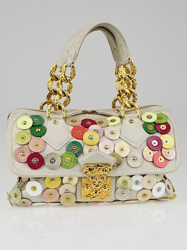 Louis Vuitton Polka Dot Fleur Tinkerbell Bag - Neutrals Totes