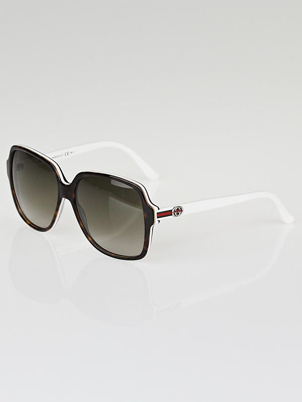 小物 Gucci silver glasses archive Goggle glasses Gucci Silver in Plastic - 31878063