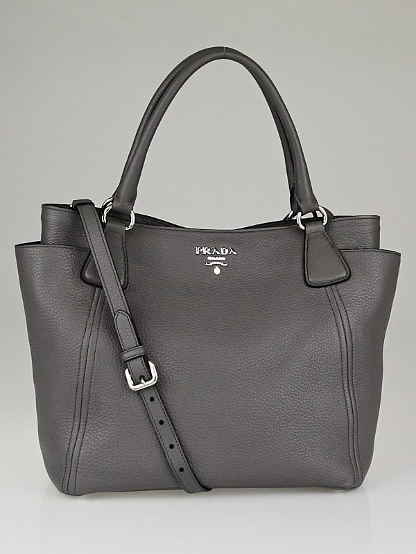 Prada vitello daino side cheap pocket tote