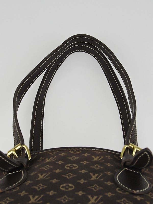 Louis Vuitton Ebene Monogram Mini Lin Petit Bucket Bag - Yoogi's