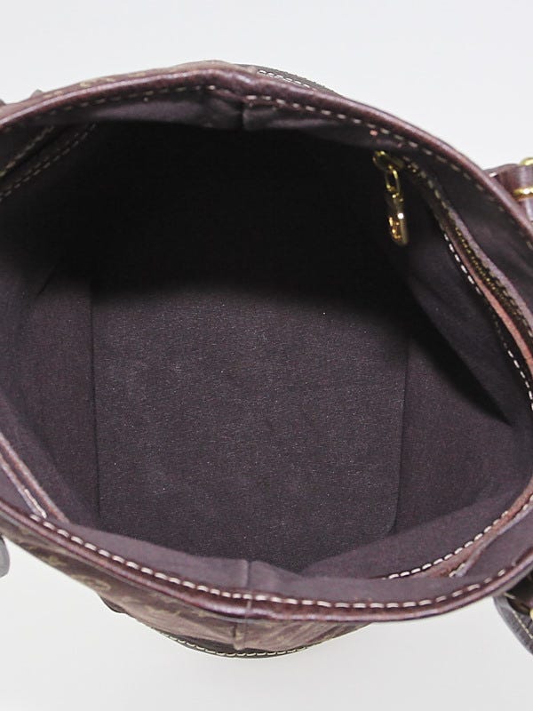 Auth LOUIS VUITTON Bucket PM M95226 Ebene Monogram Mini Lin FL1016 Shoulder  Bag