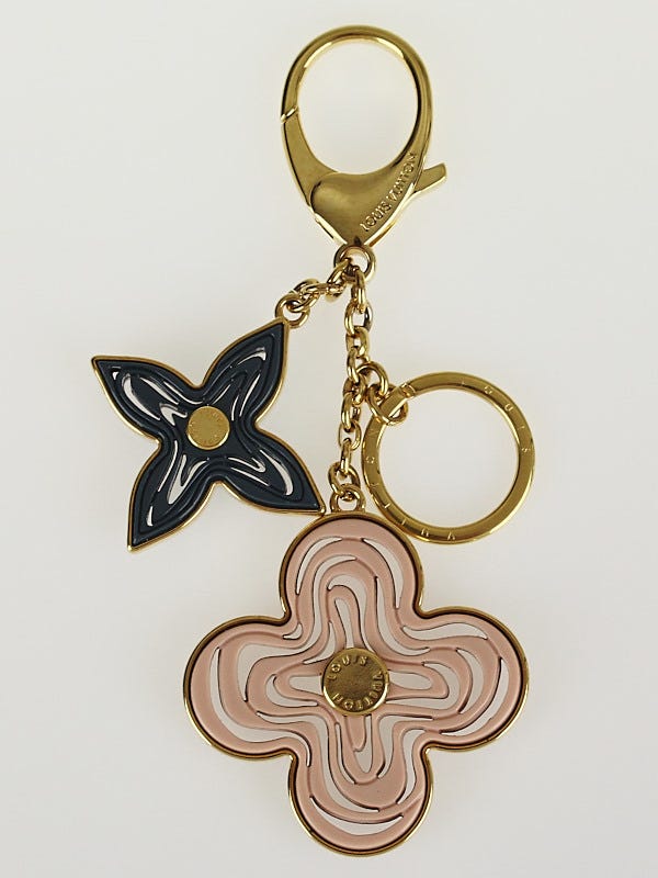 Louis Vuitton Green/Nude Resin Naif Key Holder and Bag Charm