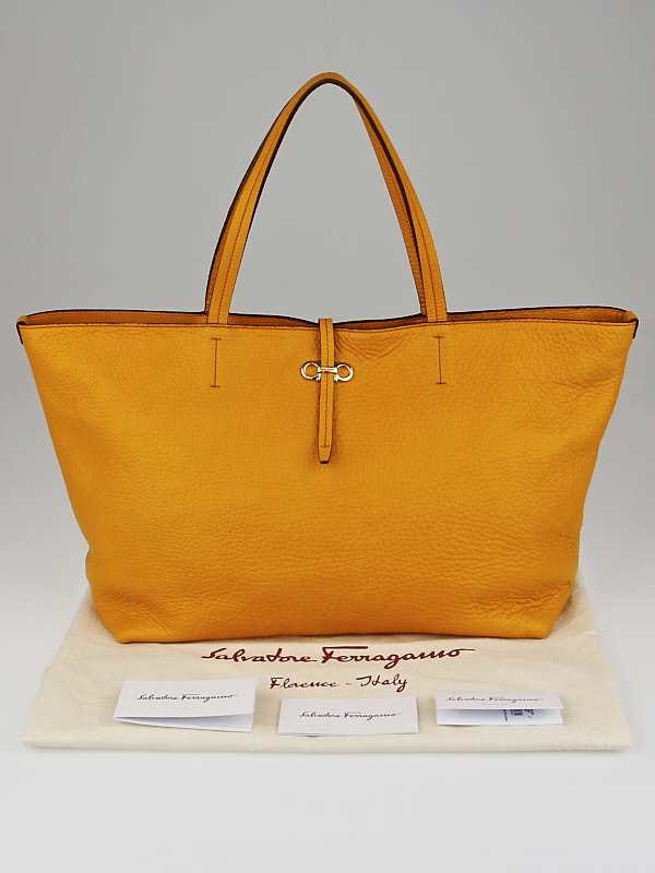 Salvatore Ferragamo boxyz ショルダーバッグ イエロー フェラガモ ソフトバッグ(S) - ウィメンズ | Ferragamo