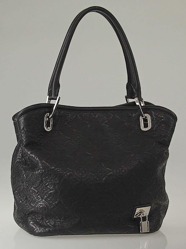 Louis Vuitton Black Monogram Antheia Leather Lilia PM Bag