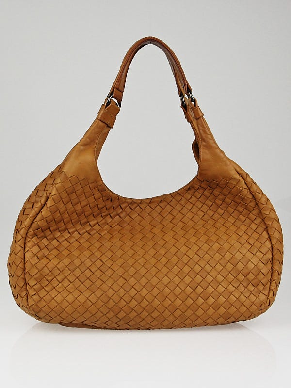 Bottega Veneta - Campana Medium Intrecciato Nappa Brown