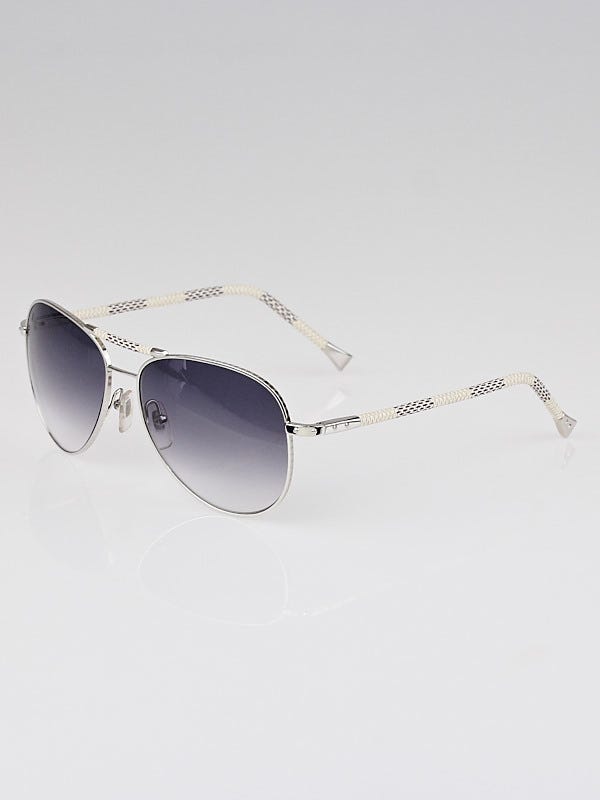 Louis Vuitton Damier Azur Conspiration Pilote Sunglasses