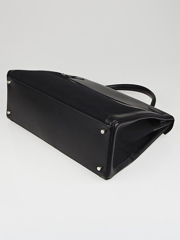 Hermes 40cm Black Swift Leather Palladium Plated Birkin Bag - Yoogi's Closet