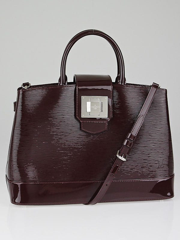 Louis Vuitton Prune Electric Epi Leather Mirabeau GM Bag