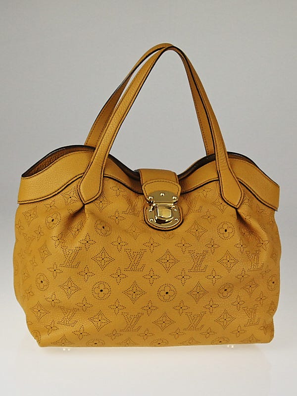 Louis Vuitton Safran Monogram Mahina Leather Cirrus PM Bag