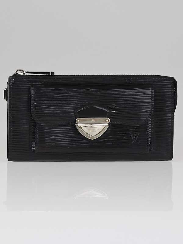 Louis Vuitton Black Electric Epi Leather Astrid Wallet