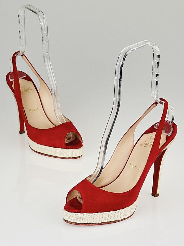 Christian louboutin hot sale zipper heel