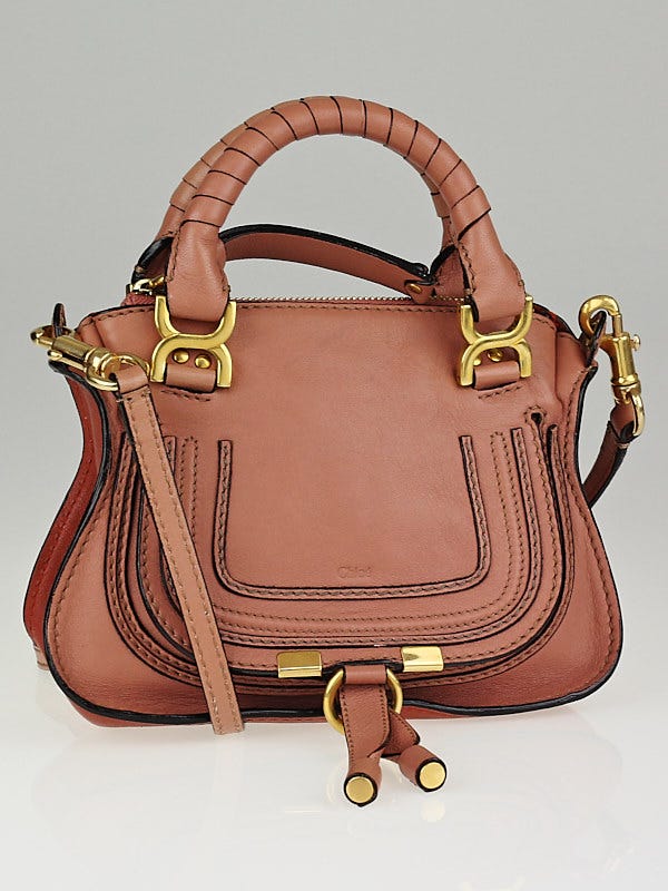 Chloe Waterlily Leather Mini Marcie Bag