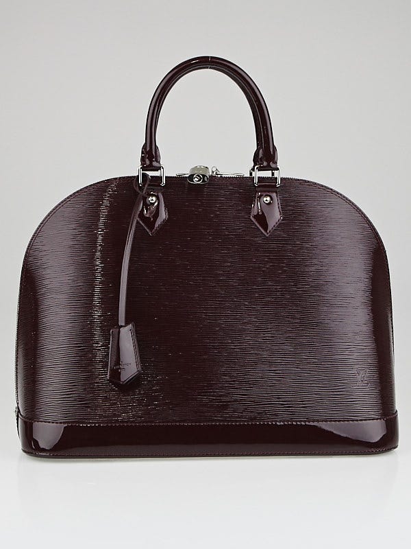 Louis Vuitton Prune Electric Epi Leather Alma GM Bag