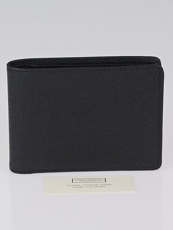 Louis Vuitton Slate Taiga Billfold Black Wallet